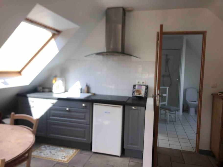 Appartement Terrasse, Campagne Et Mer à Troguery Extérieur photo